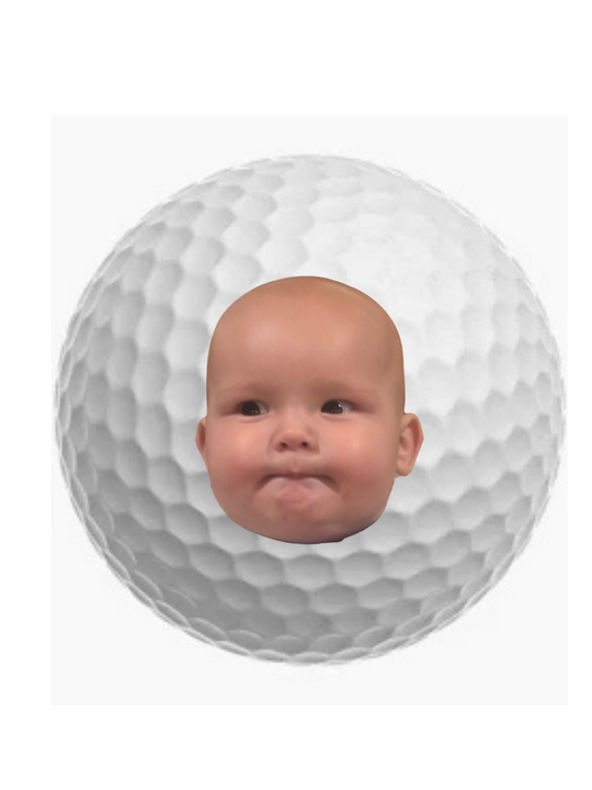 UV printed customized Golf Balls White.