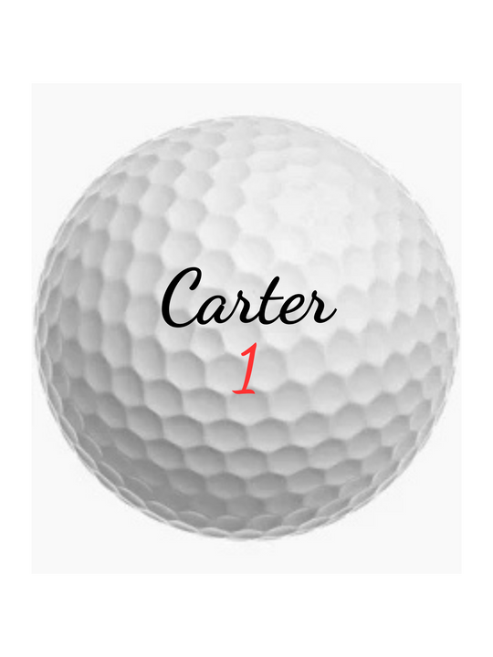 UV printed customized Golf Balls White.