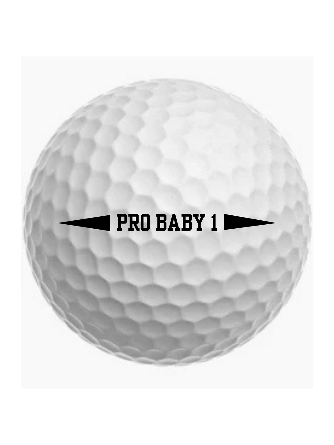 UV printed customized Golf Balls White.