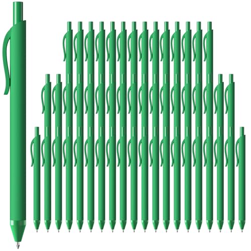 JIMMIDDA 1.0mm Retractable Ballpoint Pens 52 Pack Purple Ink