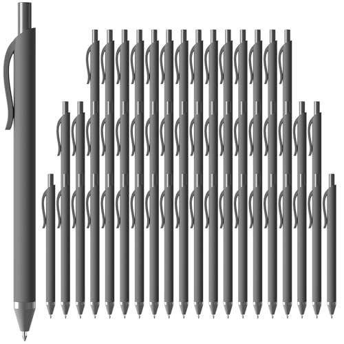 JIMMIDDA 1.0mm Retractable Ballpoint Pens 52 Pack Purple Ink