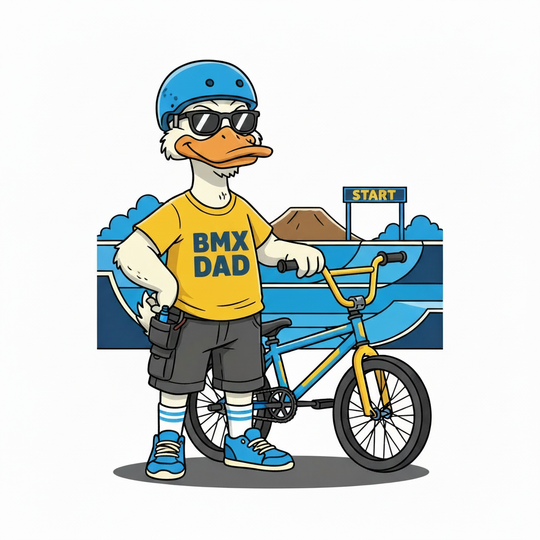 BMX "DAD"  Bella + Canvas Adult Jersey T-Shirt