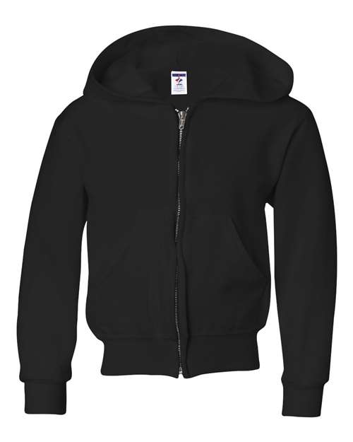 Youth Jerzees NuBlend Fleece Full-Zip Hooded Sweatshirt