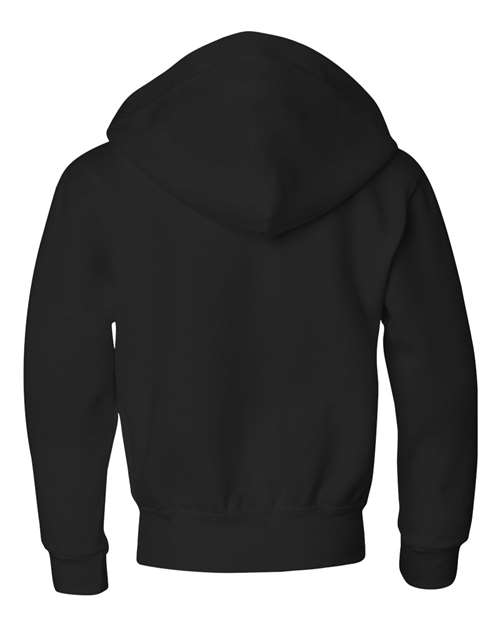 Youth Jerzees NuBlend Fleece Full-Zip Hooded Sweatshirt