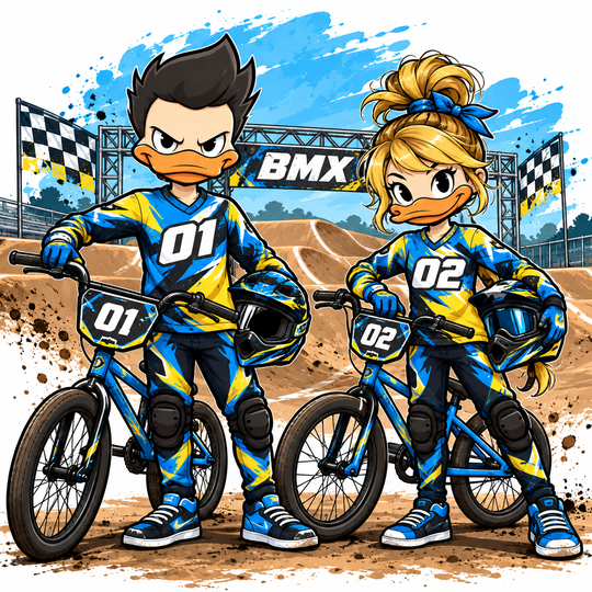BMX Bella + Canvas Youth Jersey Long-Sleeve T-Shirt