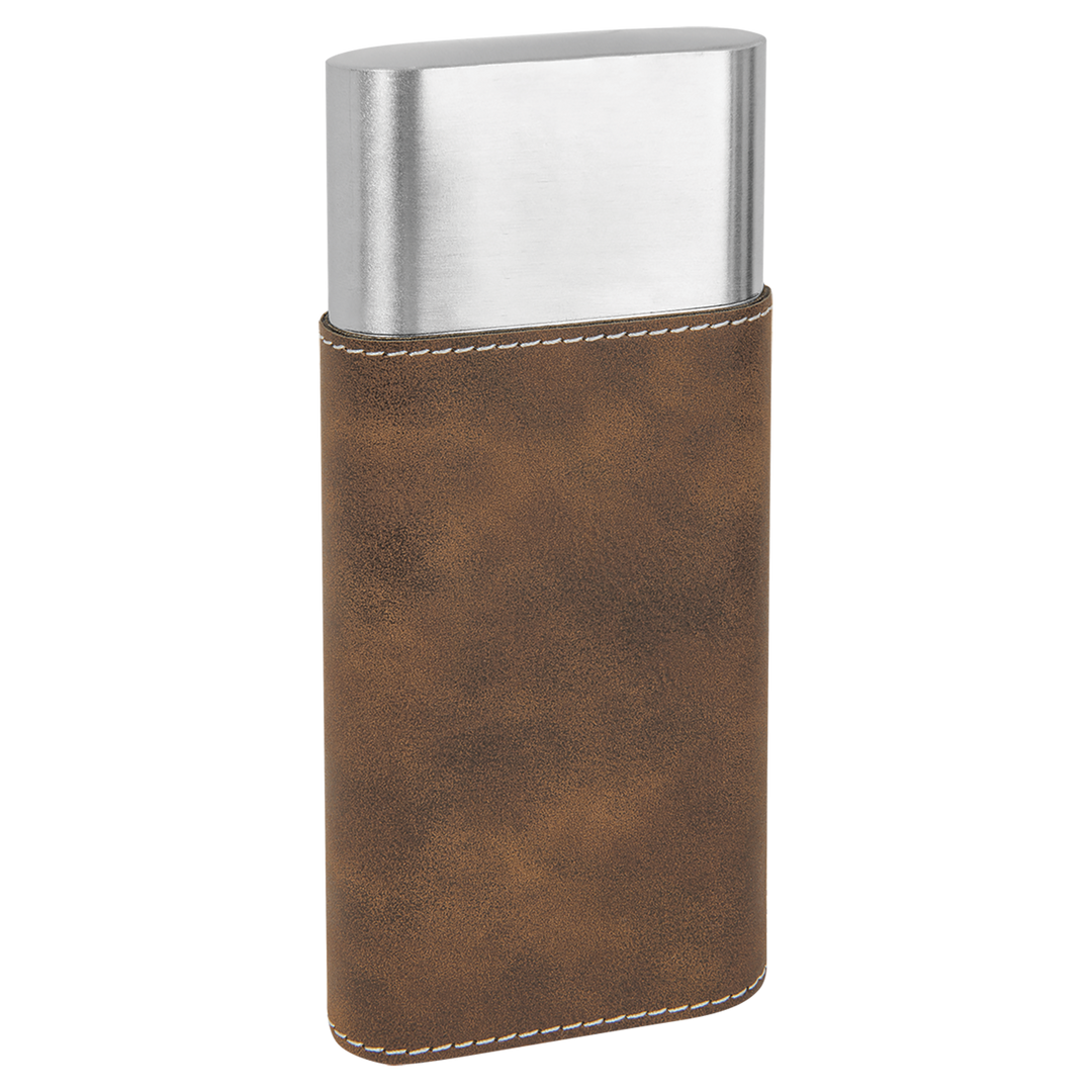 Custom Leatherette Cigar Holder with Cutter – Personalized & Sophisticated