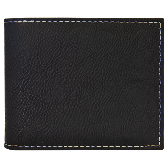 Leatherette Bifold Wallet – Classic Design with a Personalized Touch