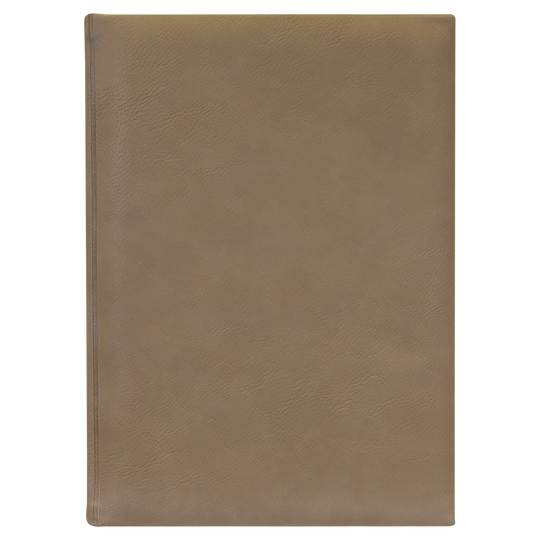 Medium Laserable Leatherette Journal with Lined Pages