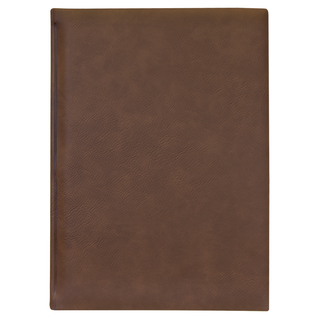 Medium Laserable Leatherette Journal with Lined Pages