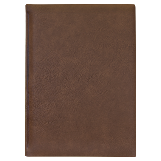 Medium Laserable Leatherette Journal with Lined Pages