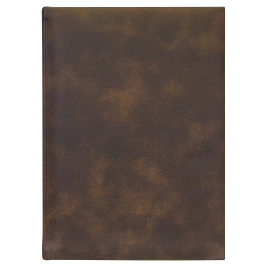 Medium Laserable Leatherette Journal with Lined Pages