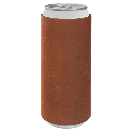 Slim Can Leatherette Koozies – Because One Vibe Just Isn’t Enough