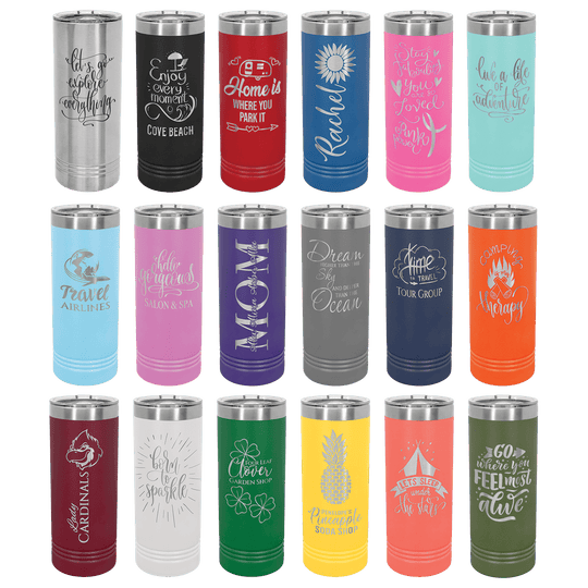 22oz Customizable Stainless Steel Tumblers