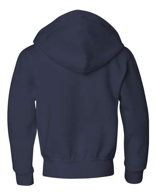 Youth Jerzees NuBlend Fleece Full-Zip Hooded Sweatshirt