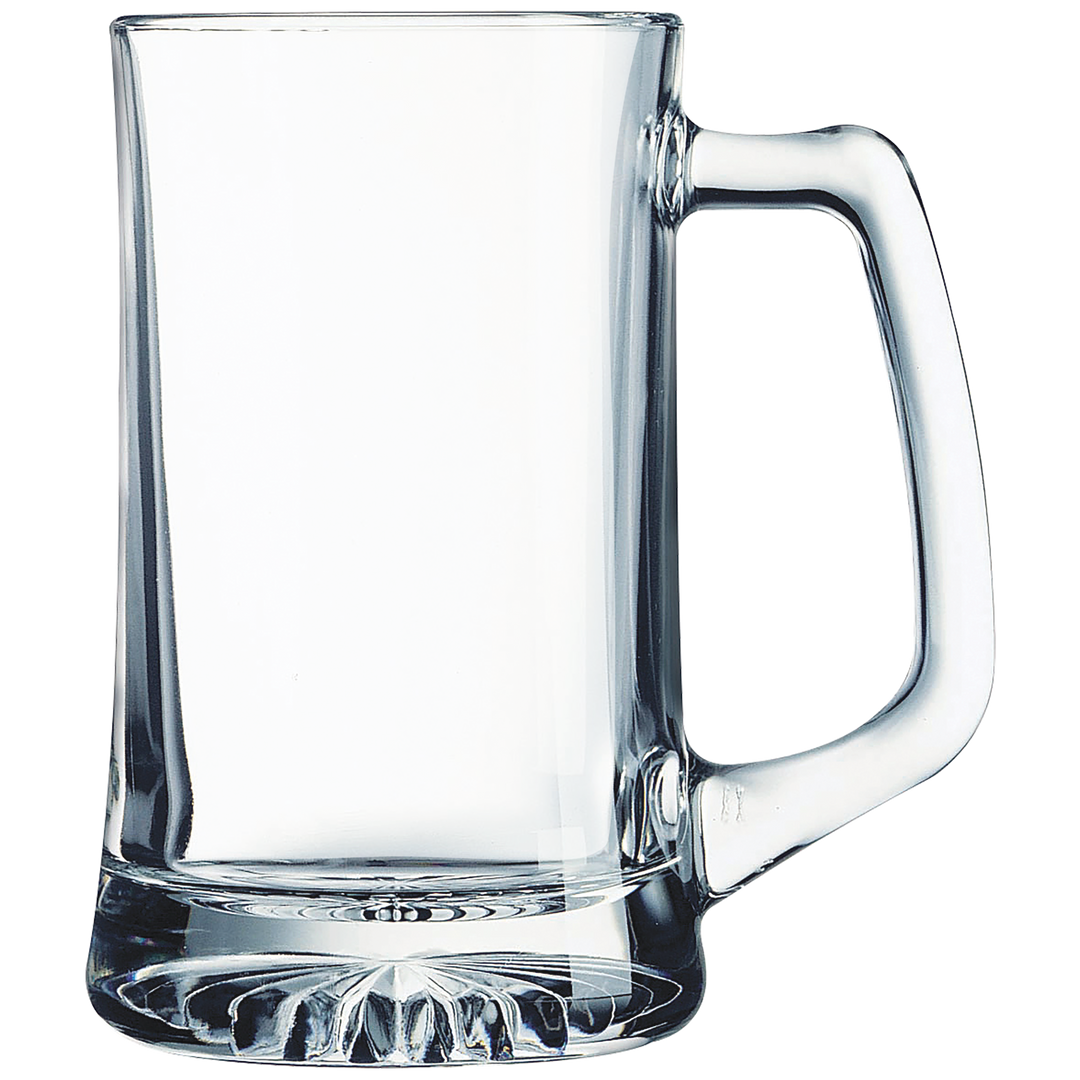 Polar Camel 14 oz. Glass Beer Mug with Handle