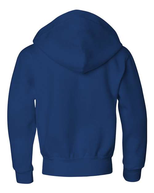 Youth Jerzees NuBlend Fleece Full-Zip Hooded Sweatshirt