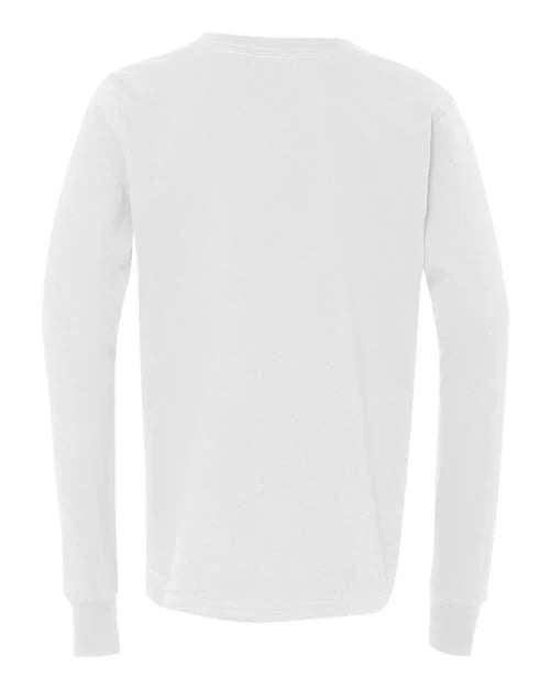 Bella + Canvas Youth Jersey Long-Sleeve T-Shirt Template